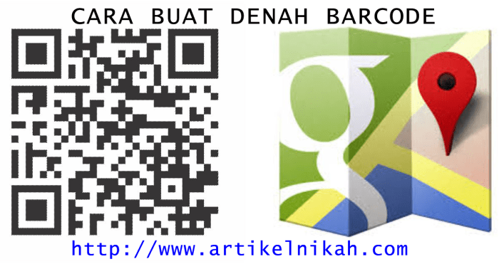 Cara membuat barcode maps