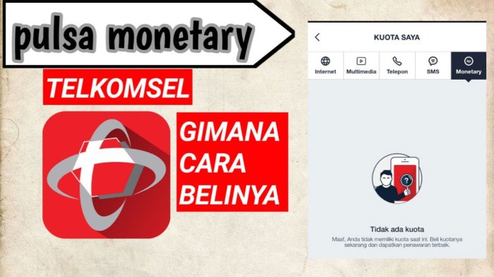 Cara mengubah monetary telkomsel menjadi kuota