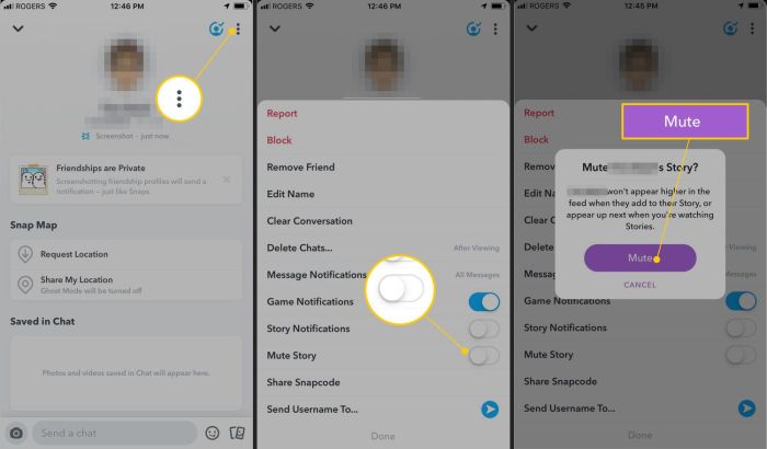 Cara mengembalikan story yang disenyapkan