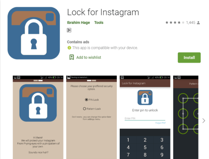 Cara kunci instagram di iphone