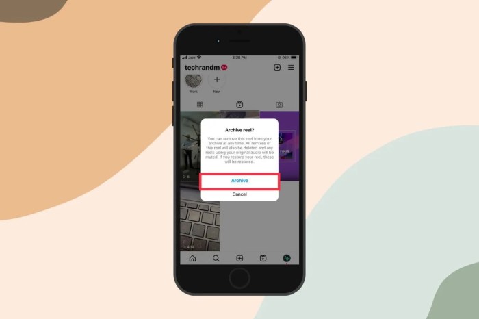 Cara membuka arsip reels instagram