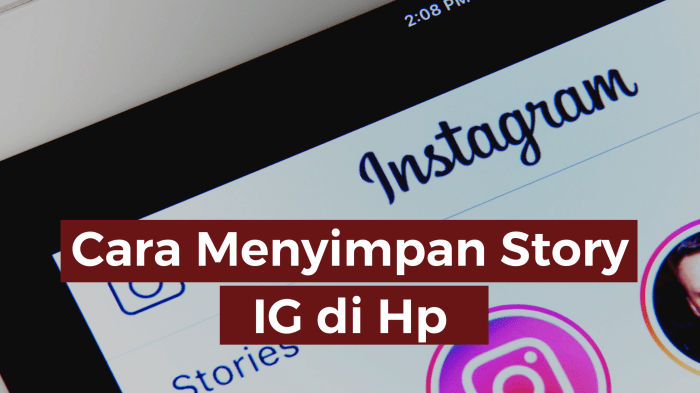 Cara simpan vn ig