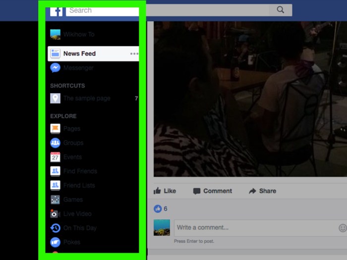 Cara mengganti background fb lite