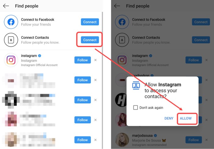 Cara mengetahui nomor telepon instagram