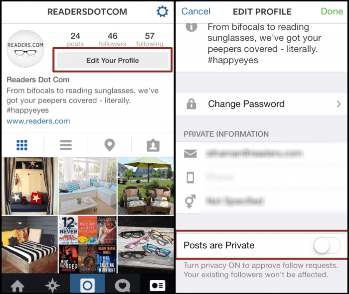 Cara membuka privasi instagram sendiri