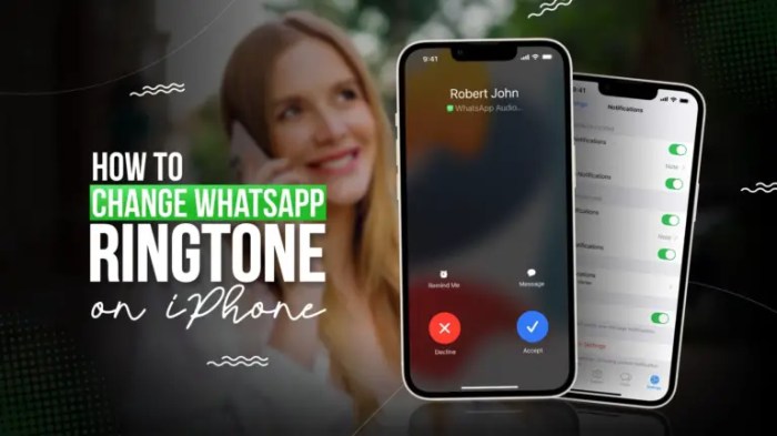 Cara menambah dering whatsapp