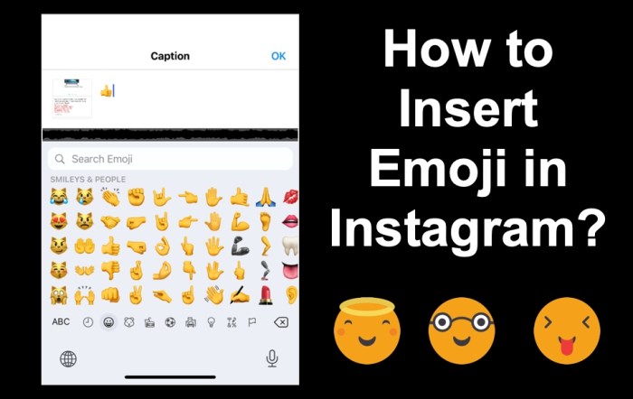 Cara sematkan emoji di ig