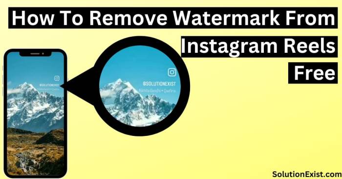 Cara menghilangkan watermark instagram story