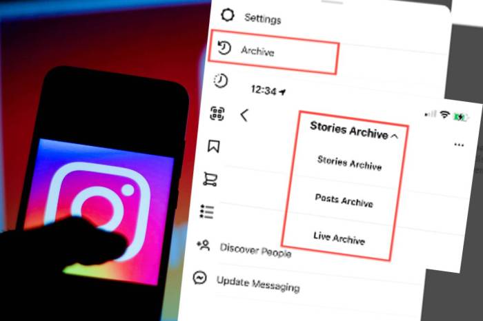 Cara melihat arsip reels instagram