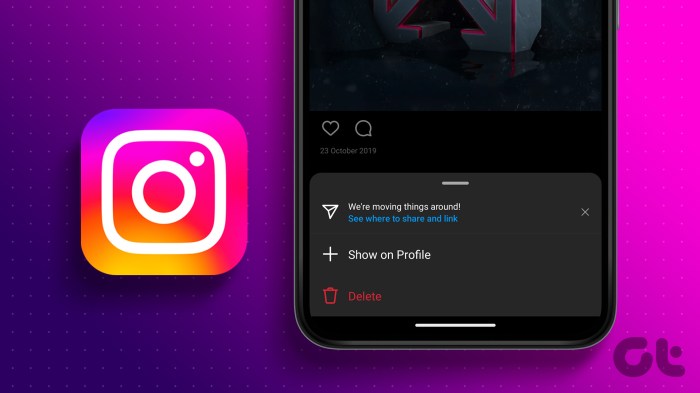 Cara menghilangkan senyap di instagram