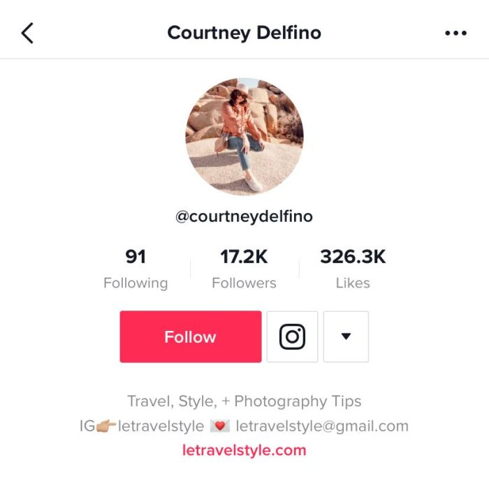 Cara menulis link tiktok