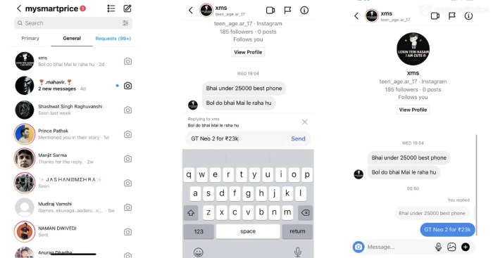 Cara balas pesan ig