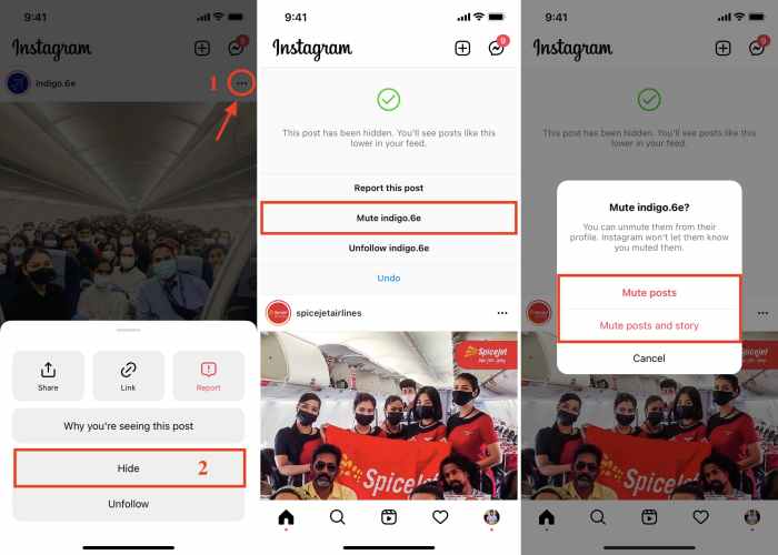 Cara menyembunyikan dm instagram
