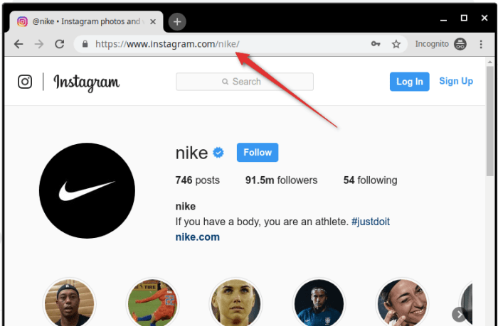 Cara salin akun instagram