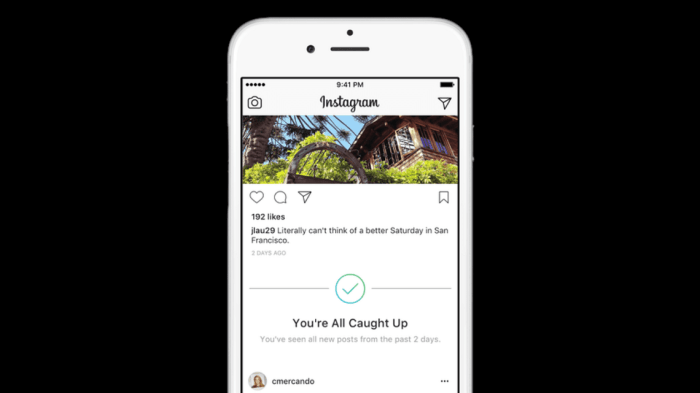 Cara scroll instagram paling bawah