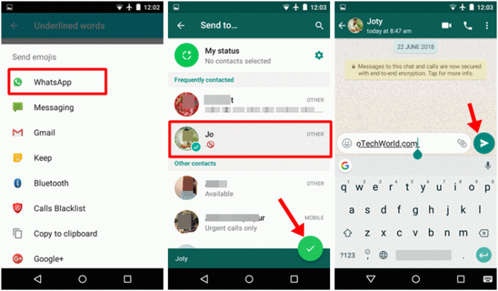 Cara buat underline di whatsapp