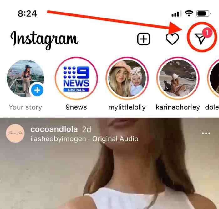 Cara membalas di dm ig