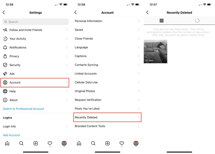 Cara mengembalikan senyap story instagram