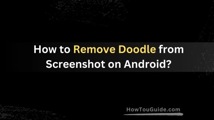 Cara menghilangkan coretan di screenshot