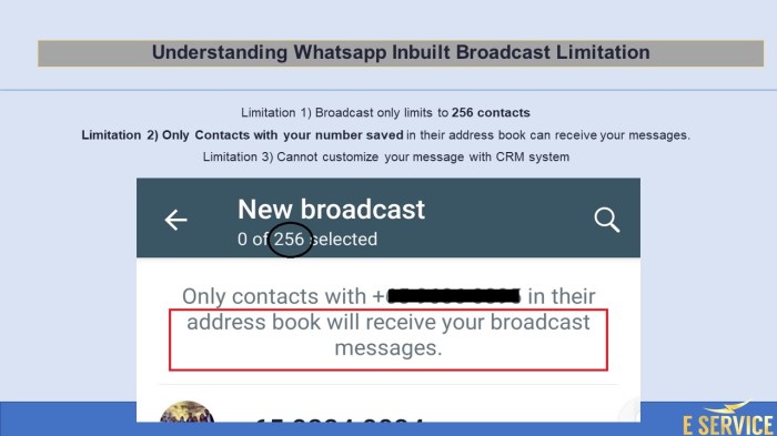 Broadcast send
