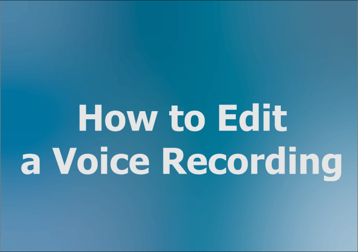 Cara edit voice note