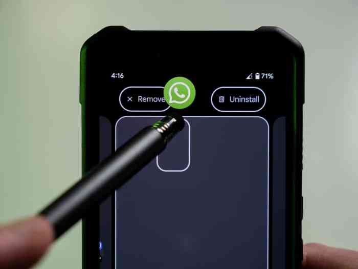 Cara menghilangkan frequently contacted whatsapp