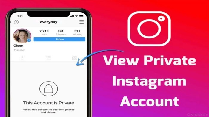 Cara buka private akun ig