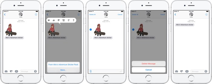 Downloaded delete messenger