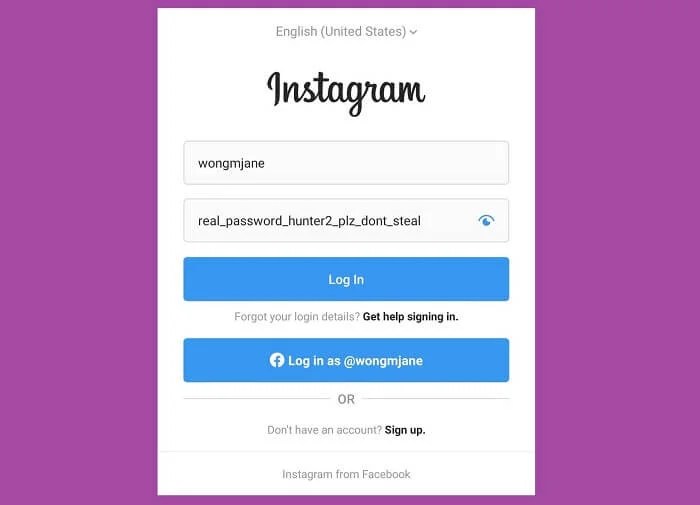 Cara melihat informasi akun instagram