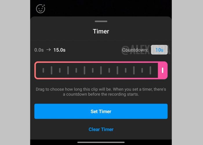 Cara buat timer di ig