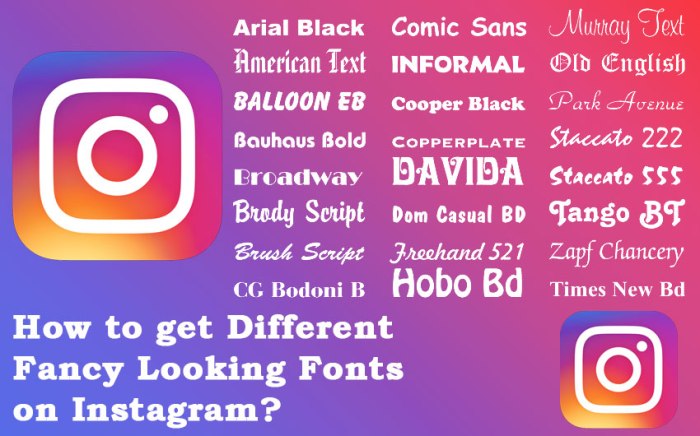 Cara bold di instagram