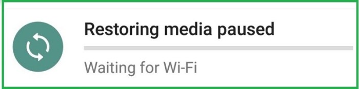 Cara menghentikan memulihkan media wa