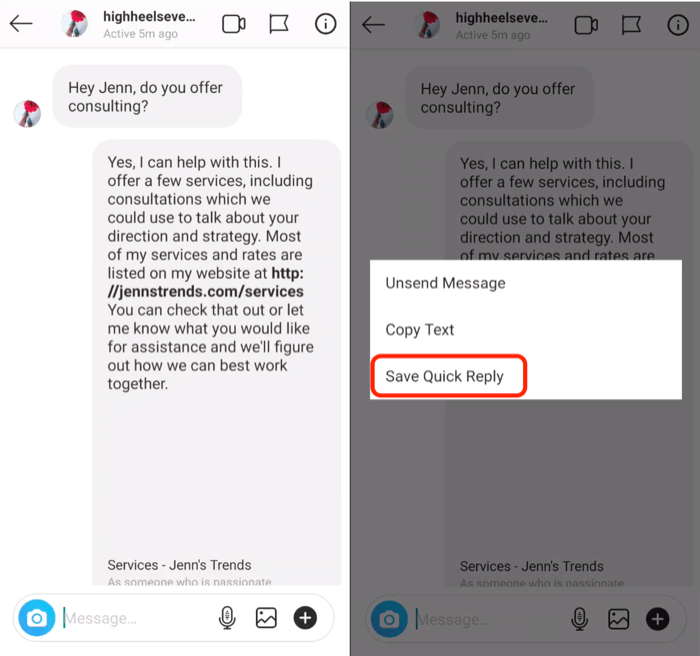 Cara balas pesan dm ig