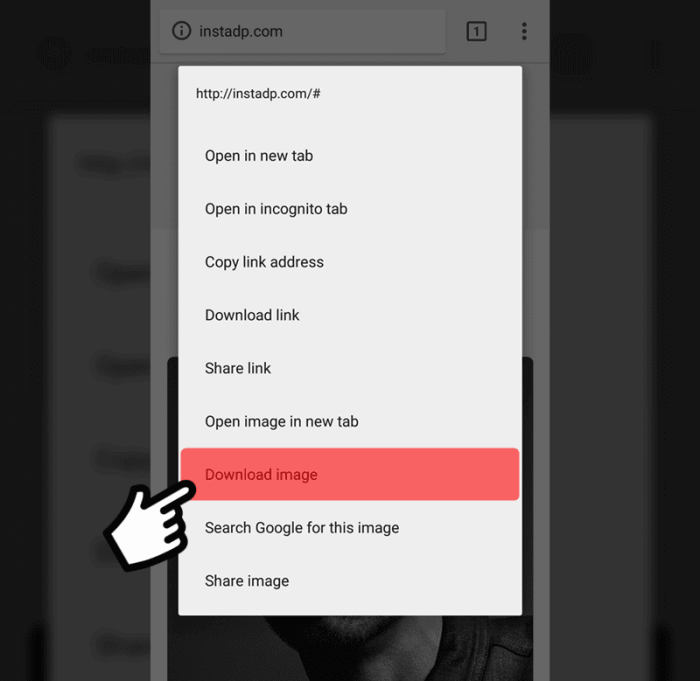 Cara save foto profil instagram