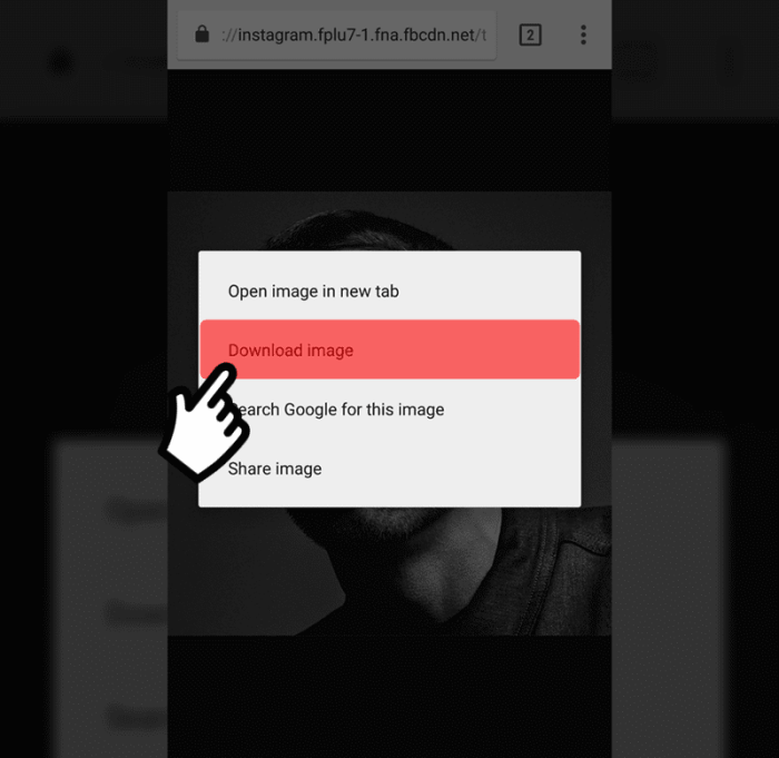 Cara save foto profil instagram