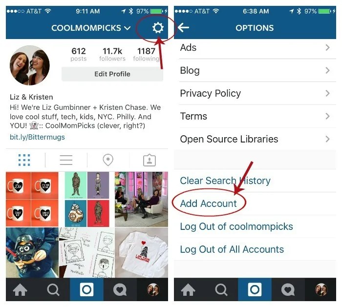 Cara membuat multi akun instagram