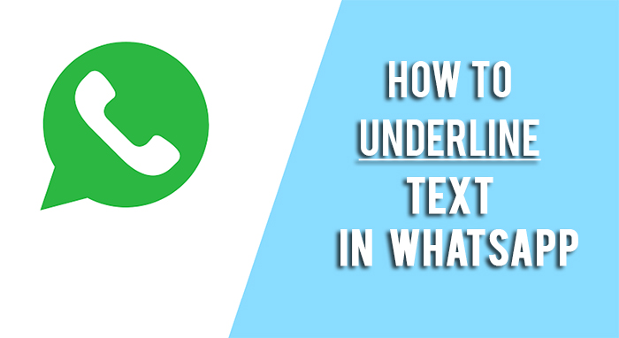 Cara membuat underline di wa
