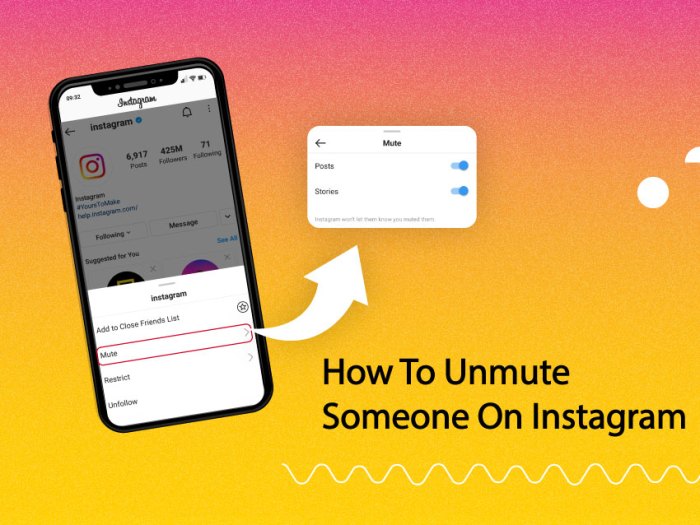 Cara membatalkan senyap instagram
