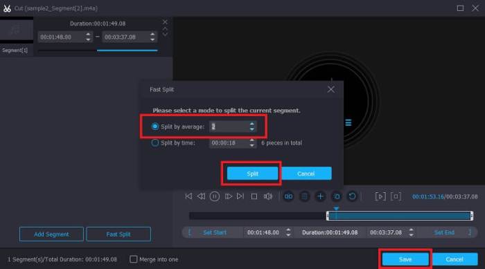 Cara memotong voice note