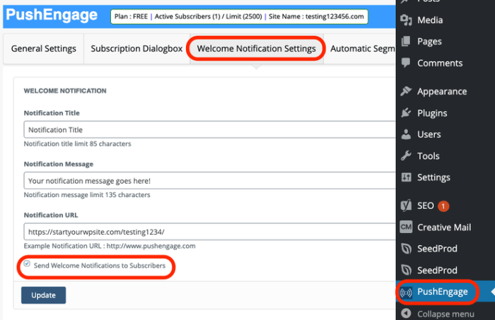 Cara menambahkan notifikasi wa