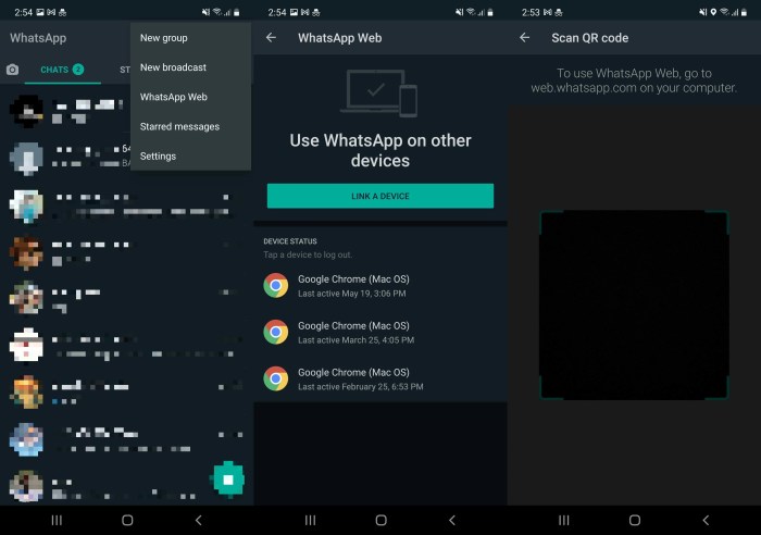 Cara mengecilkan tampilan whatsapp web